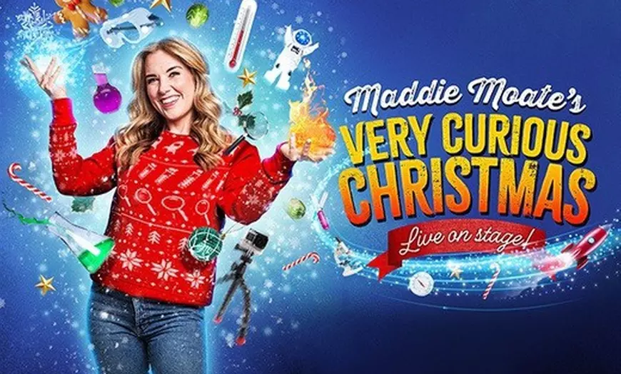 Image 1: Tickets to see Maddie Moate's Very Curious Christmas [G]