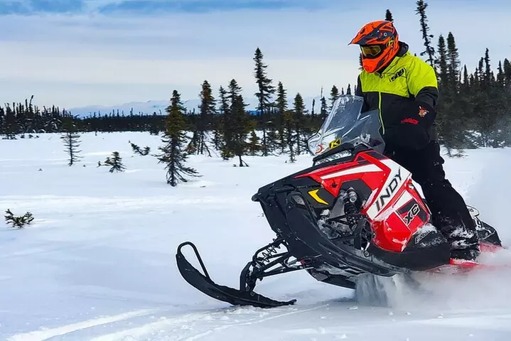 Anchorage Snowmobile Adventure with Hotel Pickup