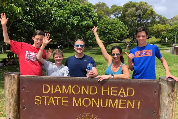 Diamond Head Bike to Hike and Local Lunch