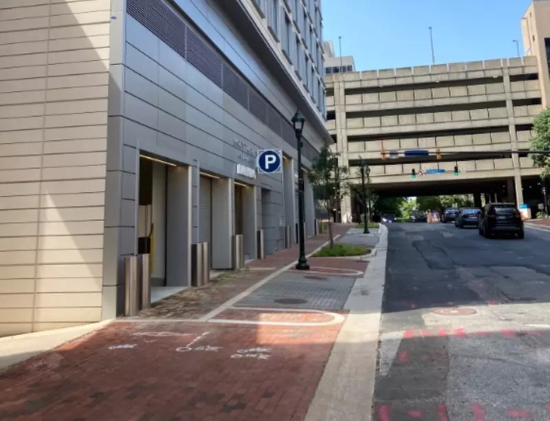 Parking at 7373 Wisconsin Ave. Garage