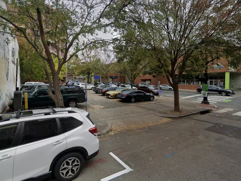 Parking at Hargett Lot