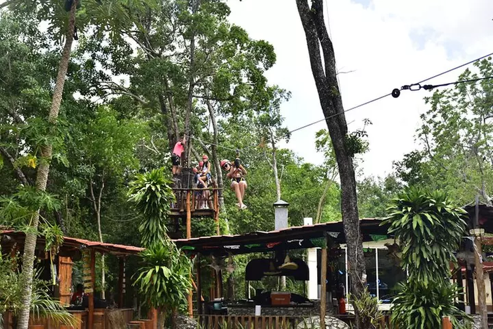 ATVshared,Horseback Riding Cenote &Ziplines from Playa del Carmen