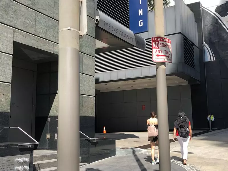 Parking at The Gas Company Tower Garage