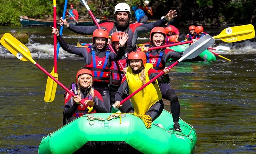 Image 8: Whitewater Rafting on the River Dee in Llangollen