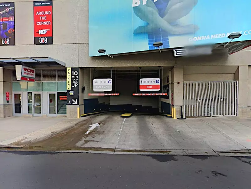 Parking at CityScape West Garage