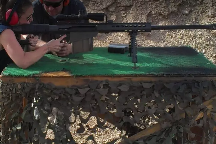 Outdoor Shooting Experience with Transfer and Lunch in Las Vegas