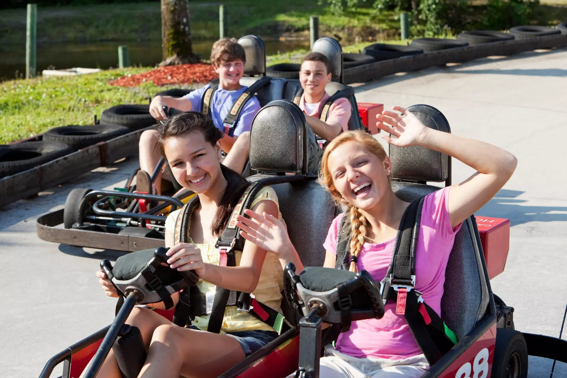 $27.98 For Two 3-Attraction Passes, Including Laser Tag, Mini-Golf & Go-Karts For 2 People (Reg. $55.98 ) - Primary Image