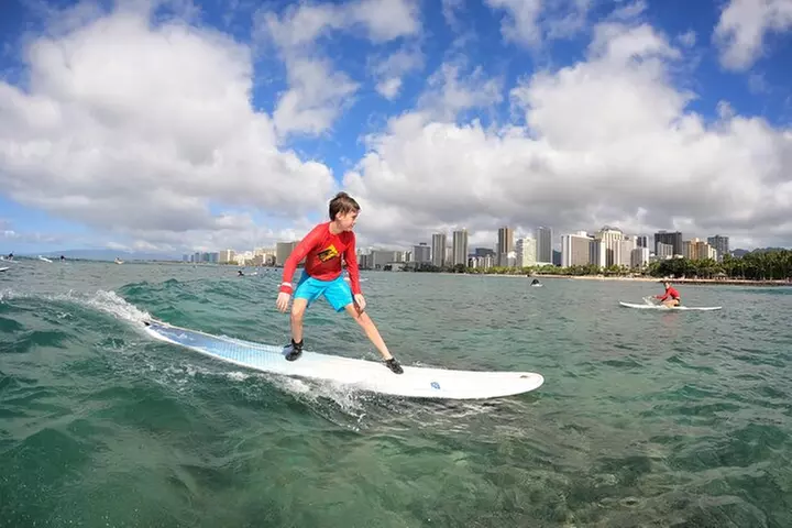 Family, Private & Group Surfing Lessons, Waikiki Courtesy Shuttle