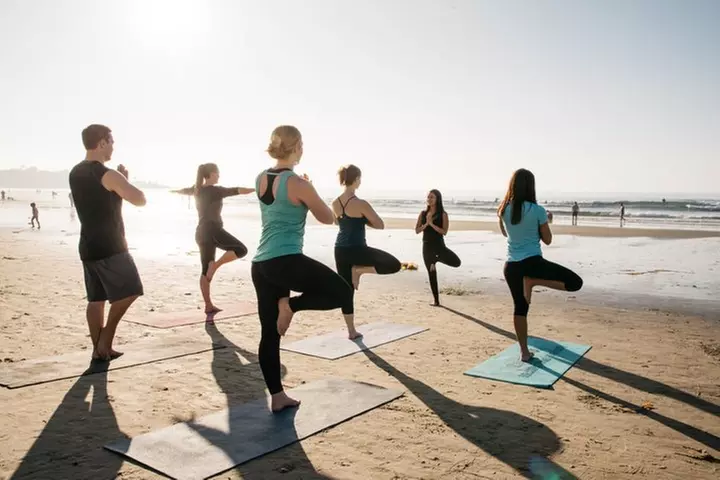 Small Group Beach Yoga in San Diego