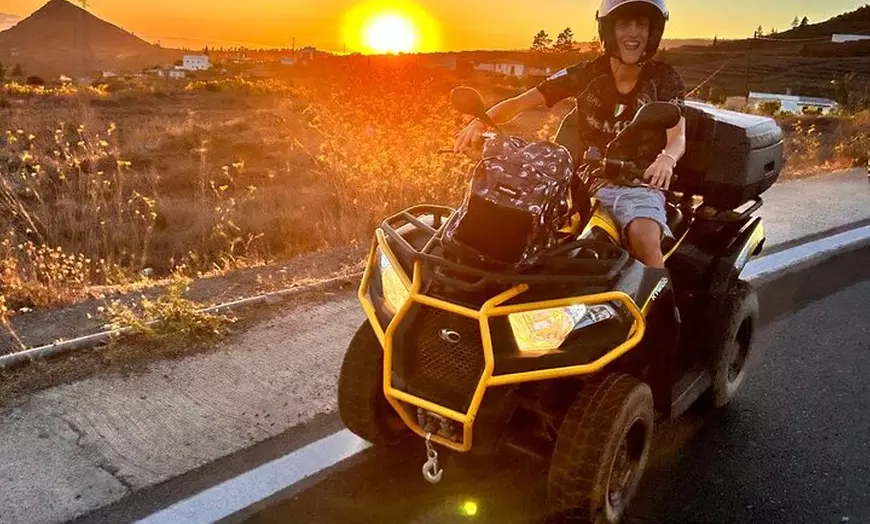 Image 13: Atardecer en quad en el volcán de Tenerife o durante el día