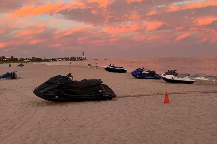 Oceanfront Jet Ski Rental Pompano Beach Florida Lighthouse View