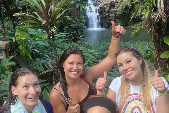 Waterfall, 1st Road to Hana, Chocolate Tour, Historical, Jungle