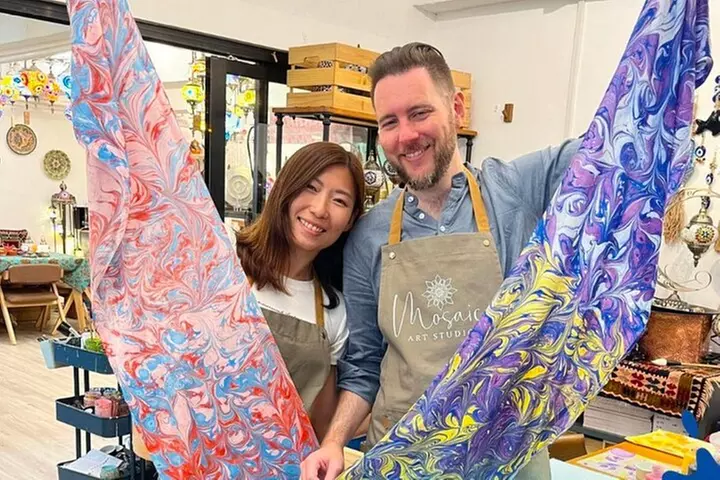 Water Marbling Workshops in Somerset New Jersey - Primary Image