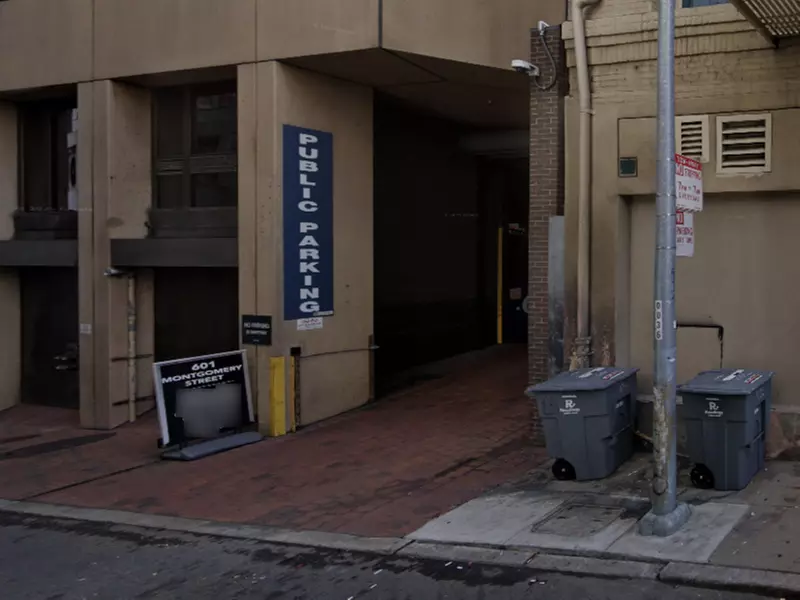 Parking at 601 Montgomery Garage - Second Medium