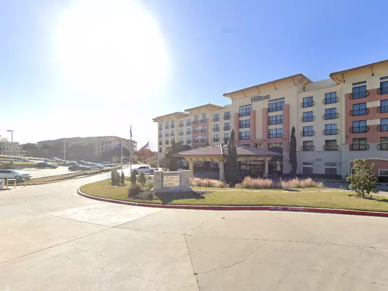 Parking at Hilton Dallas Rockwall Lot