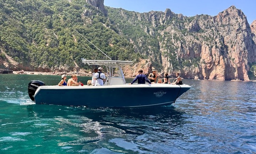 Image 14: excursion demi-journée /snorkeling calanques de piana-capo rosso