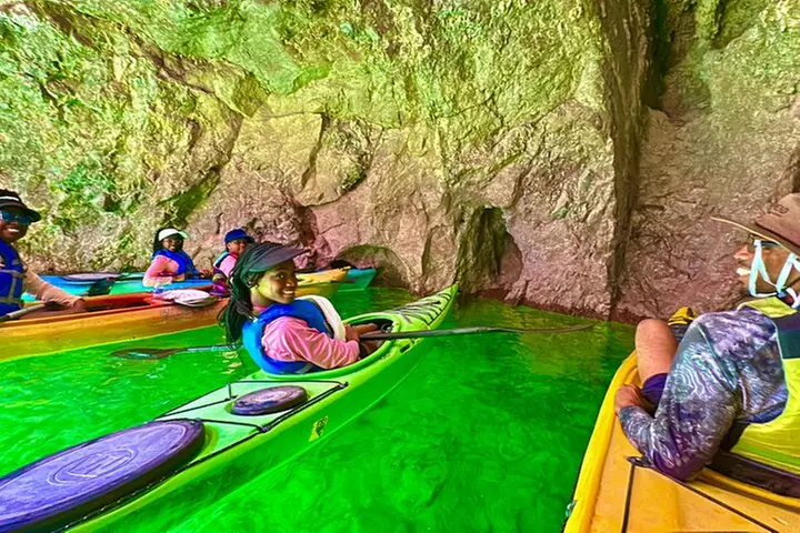 Hoover Dam Kayaking Trip, 6 Hot Springs, 6 Caves, 4 Waterfalls