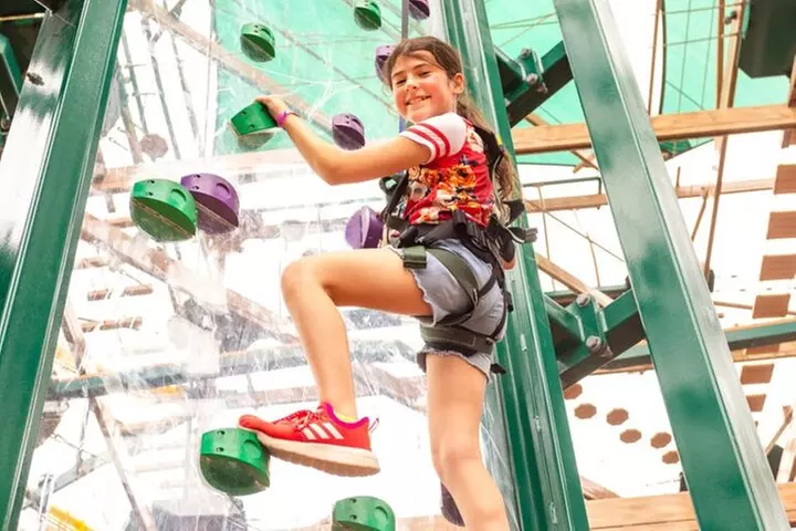 Natural Bridge Caverns Twisted Trails Zip Rails and Ropes Course