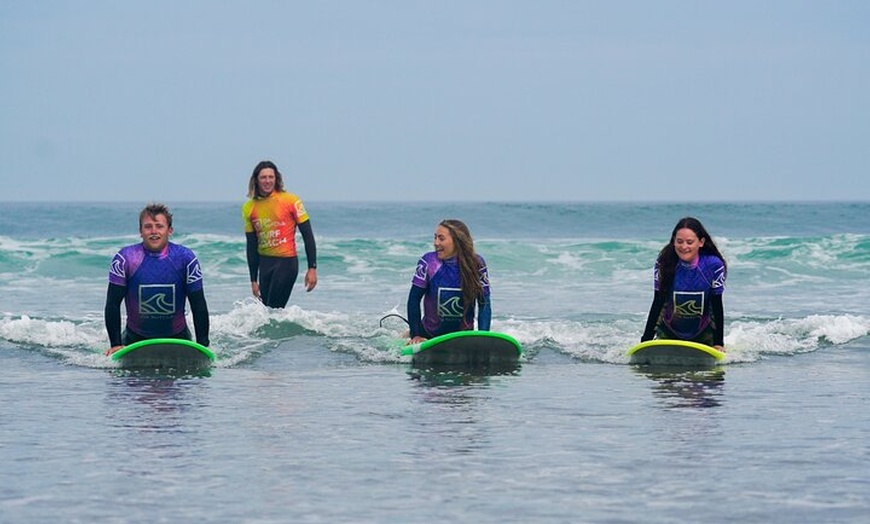 Image 5: Surf Lesson in Widemouth Bay in Bude Cornwall