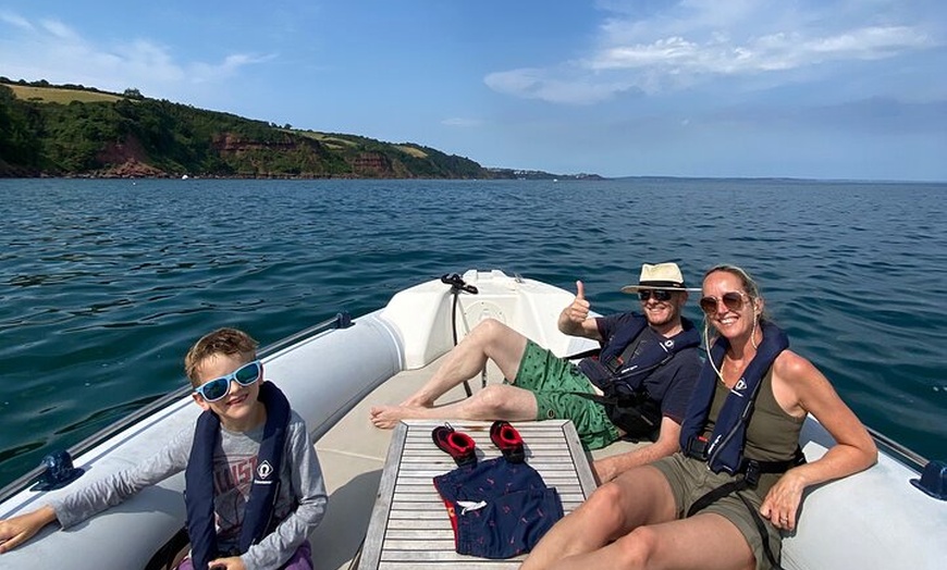 Image 30: Luxury Costal Rib Tour to Babbacombe Bay from Exmouth Marina