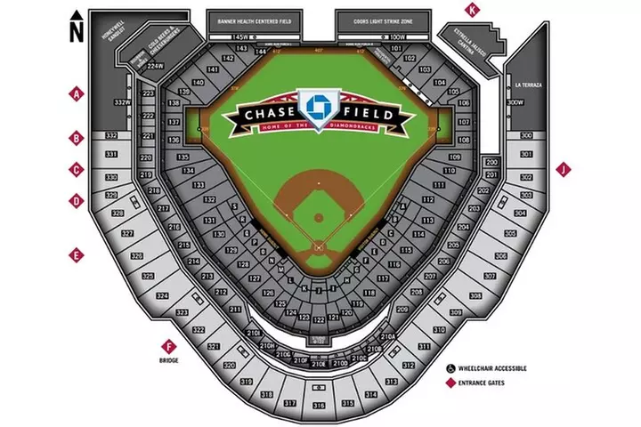 Arizona Diamondbacks Baseball Game Ticket at Chase Field - Second Medium