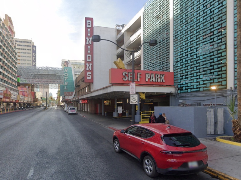 Parking at Binion's Hotel Garage