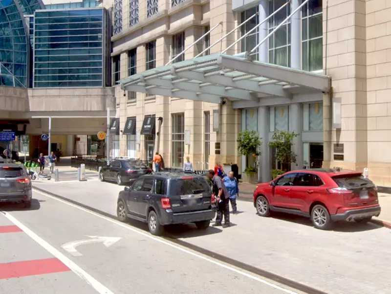 Parking at Conrad Indianapolis - Valet Kiosk