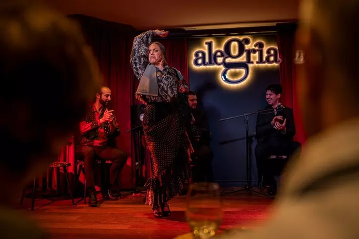 Espectáculo auténtico de flamenco. Alegria y gastronomia Málaga