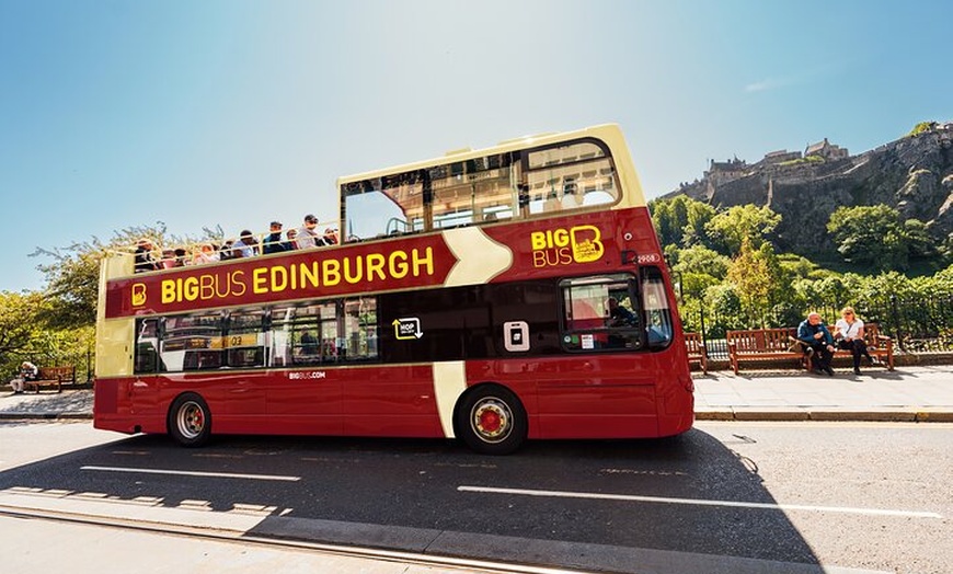 Image 1: Big Bus Edinburgh Hop-on Hop-off Sightseeing Tour by Open-Top Bus