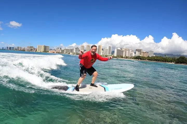 Family, Private & Group Surfing Lessons, Waikiki Courtesy Shuttle - Primary Image