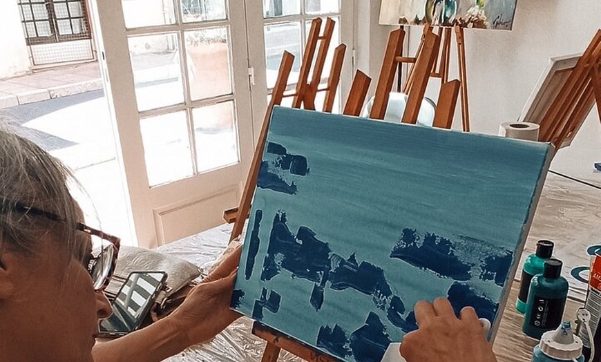 Image 12: 2 heures Activité privée de peinture à Vallauris Artist Studio