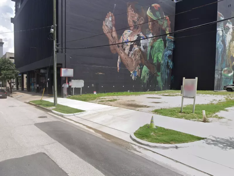 Parking at 1202 Pease St. Lot