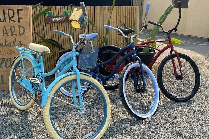 Beach Cruiser Bike Rental All Day Solana Beach