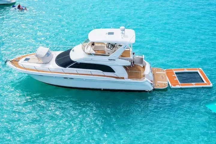 Yacht Rental 60 ft + 2 Jet Skis | Private Boat Tour