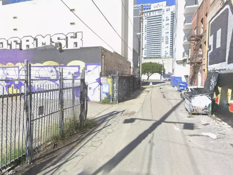 Parking at 1332 Flower St. Lot