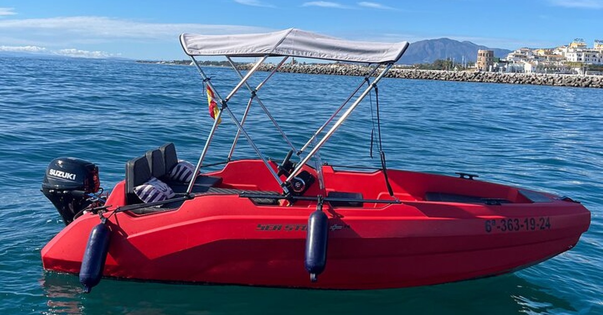 Alquiler de barco sin licencia en Puerto Banús, Marbella