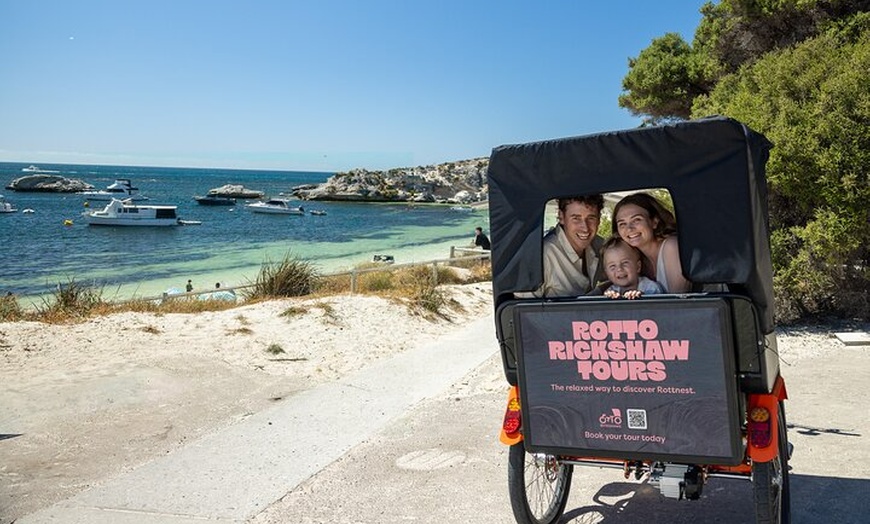 Image 5: Rottnest Island 90-minute E-Rickshaw Adventure with Tour Guide