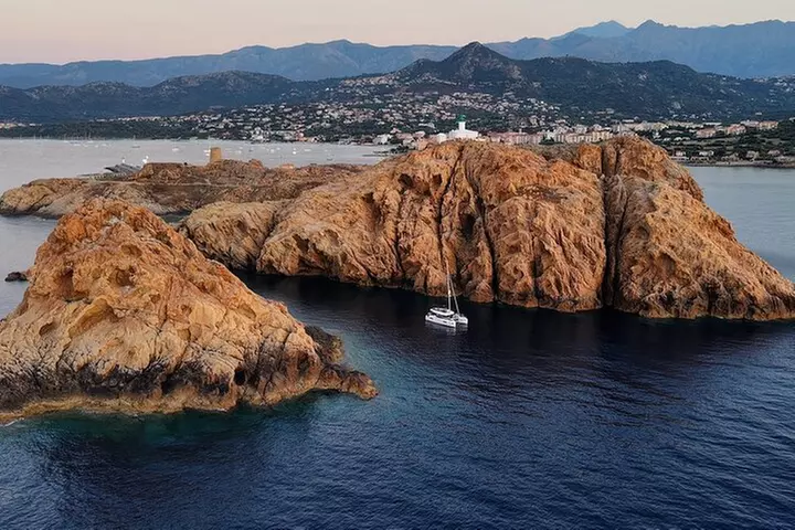 Excursion Agriates et Coucher de soleil en Catamaran L'ile-rousse
