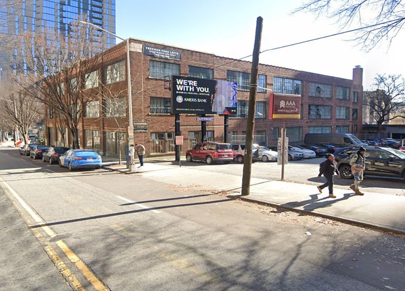 Parking at 79 John Wesley Dobbs Ave. NE. Lot