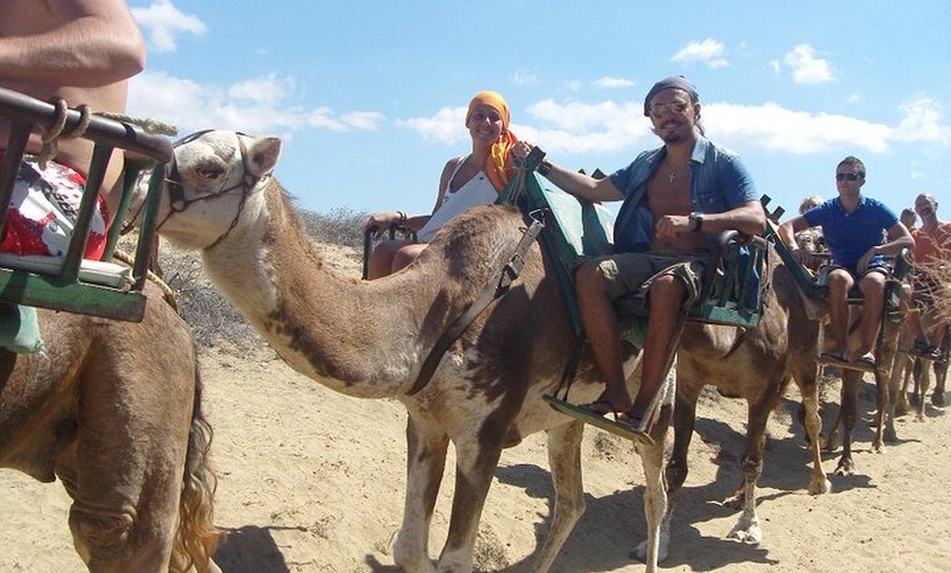 Image 17: Tour por la ciudad en e-scooter + Paseo en camello por las dunas de...