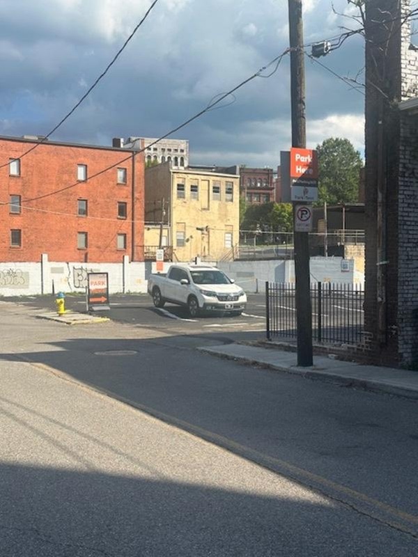 Parking at 121 State St. SW. Lot