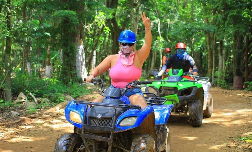 Image 5: Extreme Adventure Eco Park ATV, Zipline and Cenote Experience
