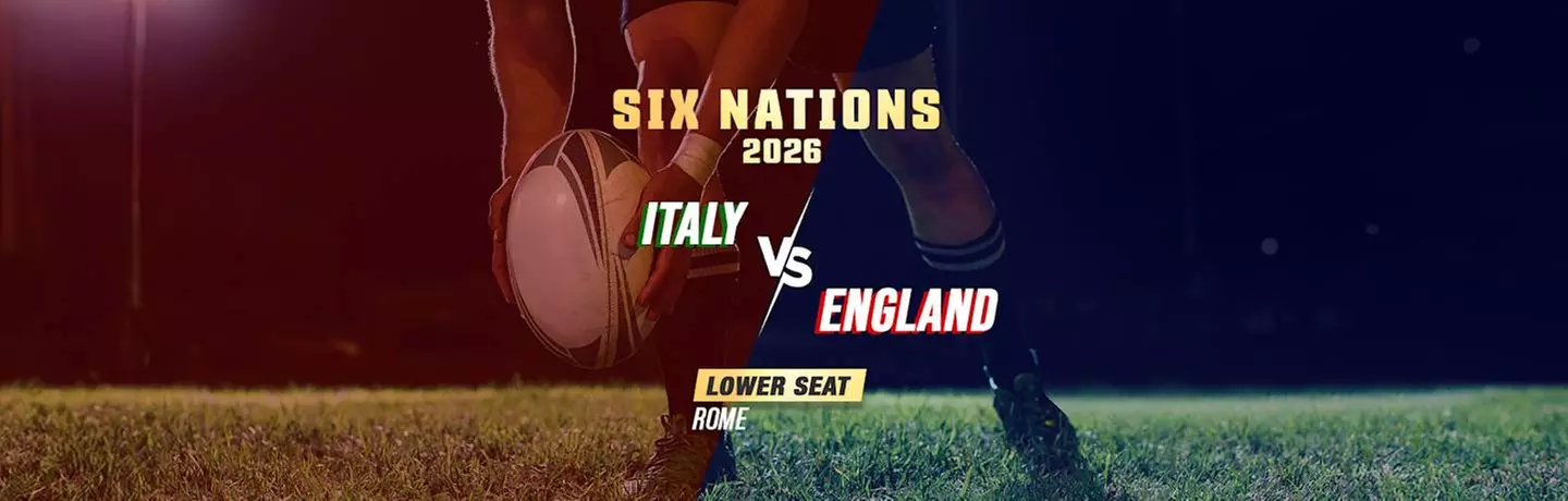 ✈ ITALIE | Rome - Match Italie VS Angleterre Tournoi des VI nations - cat. Basse & hôtel Donna Laura Palace 4*, 2 nuit - Rugby - Primary Image
