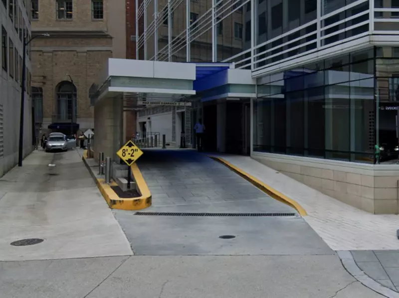 Parking at 815 Connecticut Ave. NW. Garage - Valet