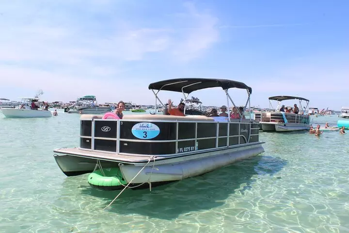 Okaloosa Island Fun Half Day Pontoon Boat Rental