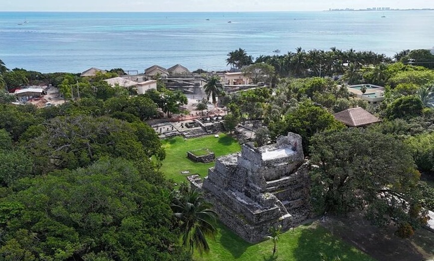 Image 13: Cancun Sightseeing El Meco Site, Letters and Shopping