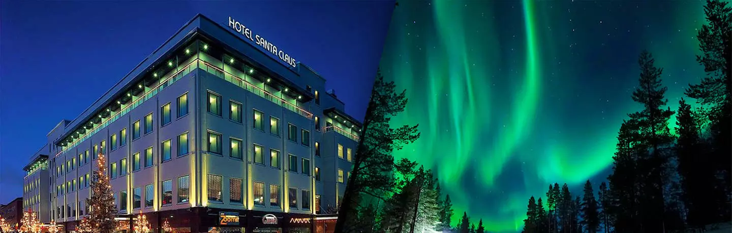 ✈ LAPONIE | Rovaniemi - Santa's Hotel Santa Claus avec chasse aux aurores boréales, 3 nuit - Activités incluses - Primary Image