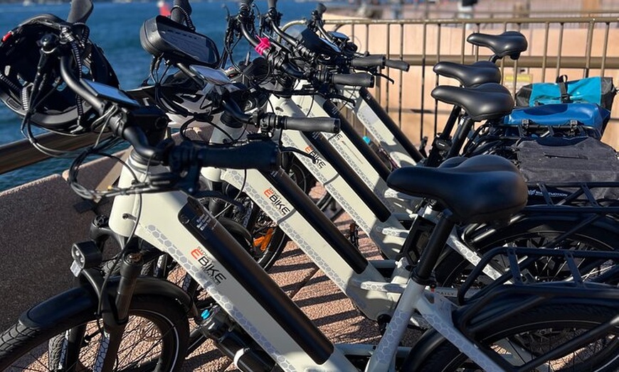 Image 2: Guided Electric Bike Tour of Sydney with Bluetooth helmets
