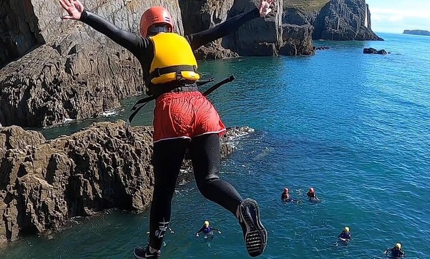 Image 24: Tenby Coasteering Adventure with expert guides