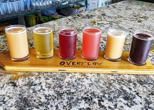 5% Cash Back at Overflow Brewing Company